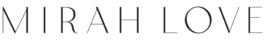 Mirah Love primary logo in black